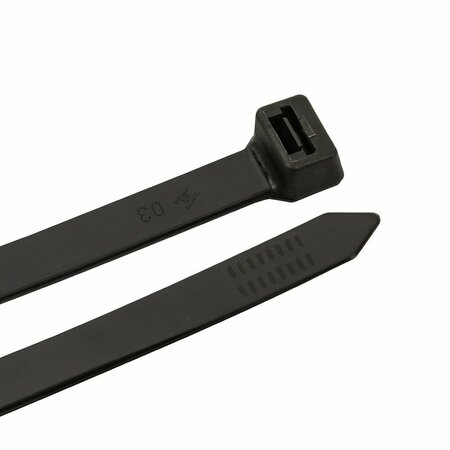 FORNEY Cable Ties, 22 in Black Super Heavy-Duty 62097